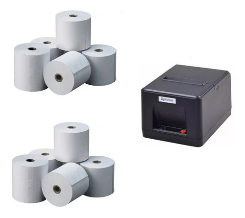 Impresora Térmica Xprinter 58mm Alta Velocidad + 16 Rollos