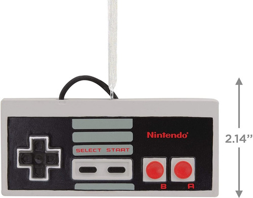 Imagen 5 de 5 de Adorno Para Árbol De Navidad Original Control Nintendo (nes)