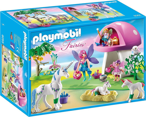 Playmobil Fairies Con Toadstool House Building Kit