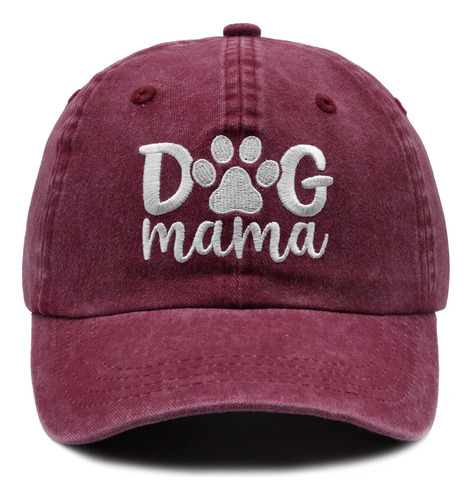 Waldeal Sombrero Mamá Perro Mujer, Gorra Béisbol Bordada Y