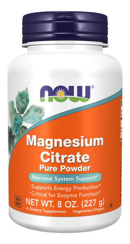 Magnesium Citrate 227 Grs - Now Foods