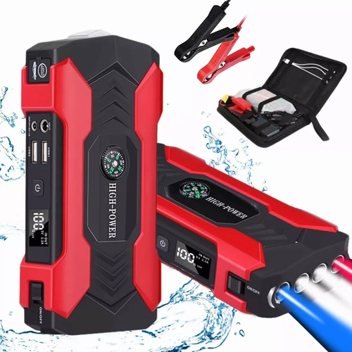 Arrancador De Bateria Coche 28000mah 12v Universal Con Bolsa