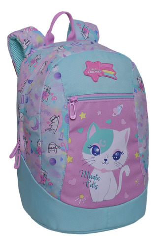 Mochila Khalessi Cosmo Cat Menta - Head Diseño de la tela Gatitos