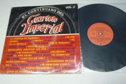 Jch- Cuarteto Imperial El Continuado Cumbias Lp (Usado)