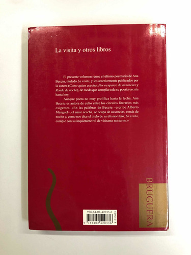 Imagen 2 de 2 de La Visita Y Otros Libros - Ana Becciu - Bruguera