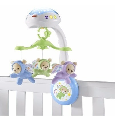 Móvil Ositos Voladores Fisher Price Bebes Cuna Coches Movil