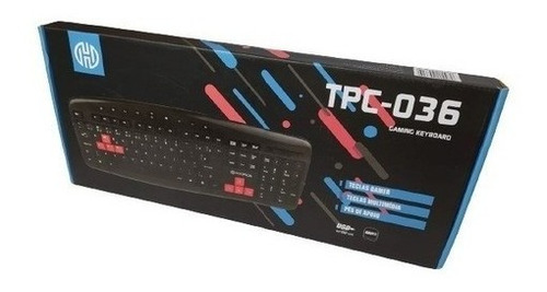 Teclado Gamer Tpc-036 Com Usb - Multimídia P/ Trabalhadores