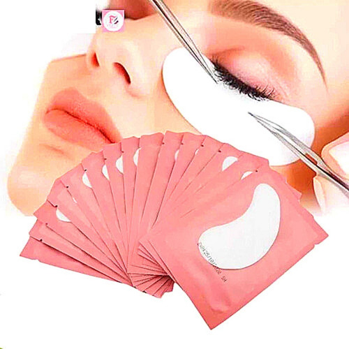 Imagem 1 de 7 de 10 Pares Alongamento Protetor Cilios Adesivo Gel Palpebras