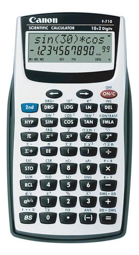 Calculadora Canon Cientifica F-710 12 Digitos 139 Funciones 