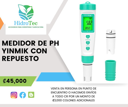 Medidor De Ph Con Repuesto