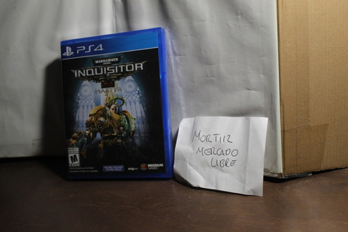 Videojuego Inquisitor Warhammer 40,000 Martyr Maximum Games (Usado)