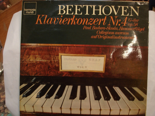 Beethoven Piano N° 4 Dos Discos Lp Vinilo Badura Skoda     B