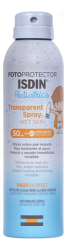 Isdin Fotoprotector Pediatrico Spray Wet Skin Spf 50+ 250ml 