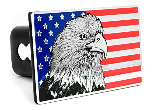 Emblema Metálico De Águila Y Bandera De Estados Unido...