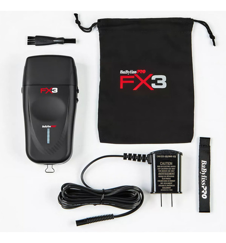Rasuradora Babyliss Fx3 Con Funda Fxx3sb Negra 127v