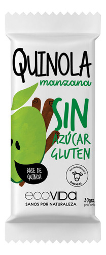 Barrita Quinola Manzana Canela - Sin Gluten 30g