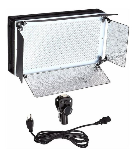 Imagen 2 de 3 de Lampara 500 Leds Para Video Con Dimer Integrado Y Tripie
