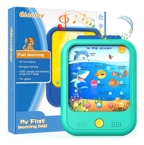Tableta Didáctica Qiaojoy Para Niños De 2 A 5 Años Con Tarje