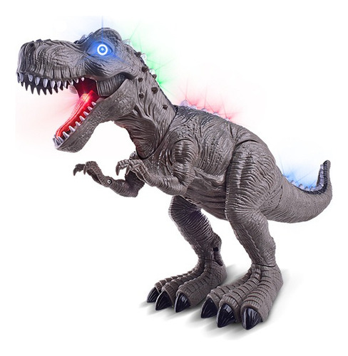Dinosaurio Didáctico T- Rex Juguete Camina Luces Sonidos