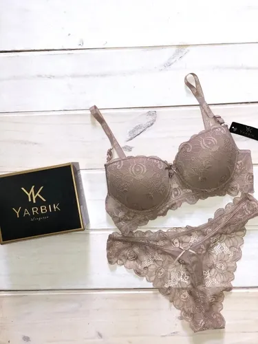 Conjunto Sexy Taza Soft Con Aro De Encaje Y Colaless