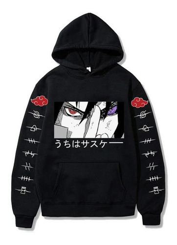 Suéter Sasuke Naruto Anime Unisex