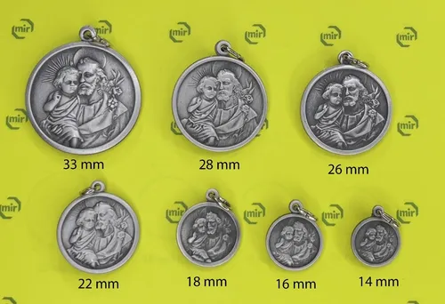 Medallas Alumir San José 33 Mm