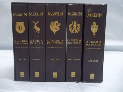 Box Crônicas Gelo E Fogo Pocket George R Martin 5 Vol Outlet