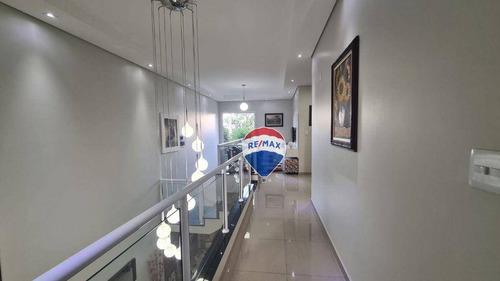 Imagem 5 de 30 de Casa Tipo Sobrado 3 Quartos(suítes) Com Spa, Condomínio Reserva Real, Paulínia/sp - Ca2499