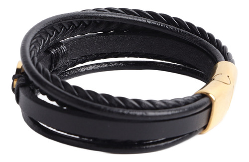Pulsera Para Hombre Pulsera Estilo Cuero Pulsera Con