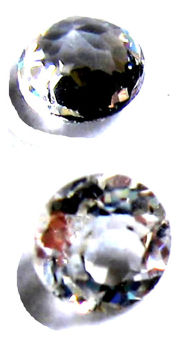 Piedra Cuarzo Topacio Facetado Diámetro 5 Mm Joyería Cz Nº1 De Mi Colección