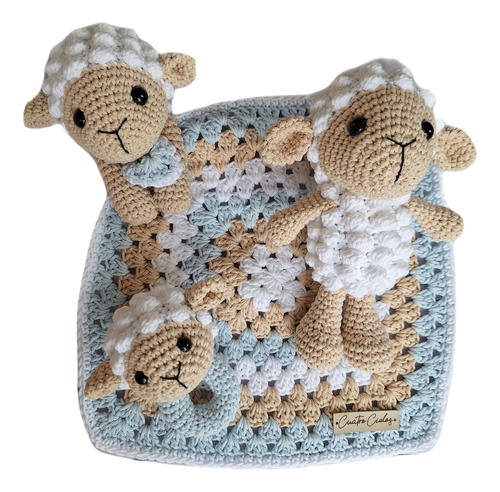 Kit Nacimiento Para Bebé Artesanal Amigurumis Muñeco Apego