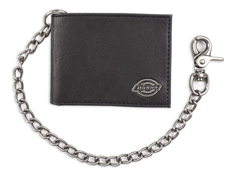 Dickies - Cartera Para Hombre Con Cadena, De Piel, Para Cam.