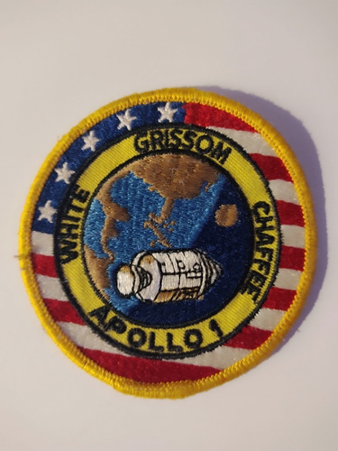 Parche Réplica Original De La Misión Apollo 1