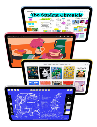 Tableta Apple iPad De 11 Pulgadas Y 256 Gb, Azul, Wi-fi 6 +