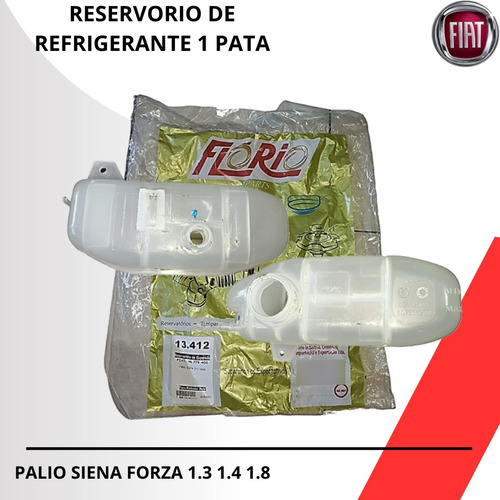 Envase Refrigerante Fiat Palio Siena Idea 1.3 1.4 1.8 1pata