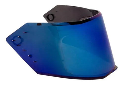 Viseira Capacete Bieffe B-12 B12 Azul Espelhada Original