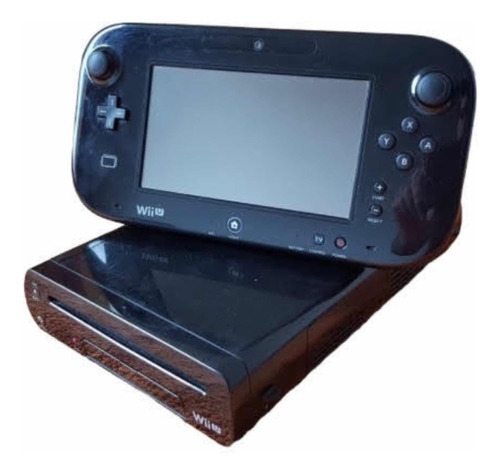 Nintendo Wii U Consola De 32gb Color Negro