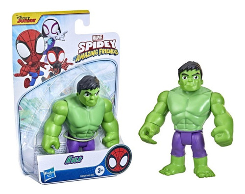 Muñeco Spidey Y Sus Amigos Hulk 10 Cm Original 
