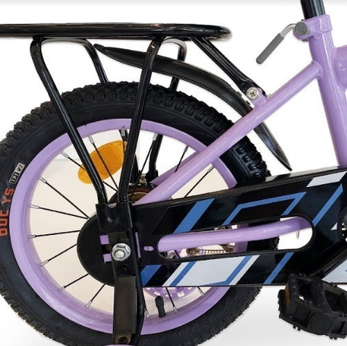 Imagen 7 de 9 de Bicicleta Infantil Niña Rodado 14 Randers Violeta