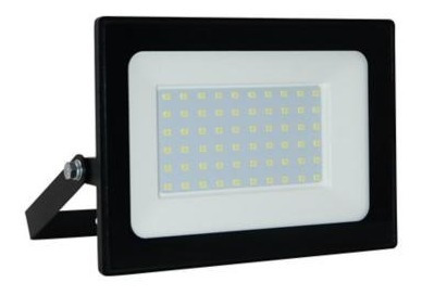 Reflector 70w Luz Fria Negro Halux