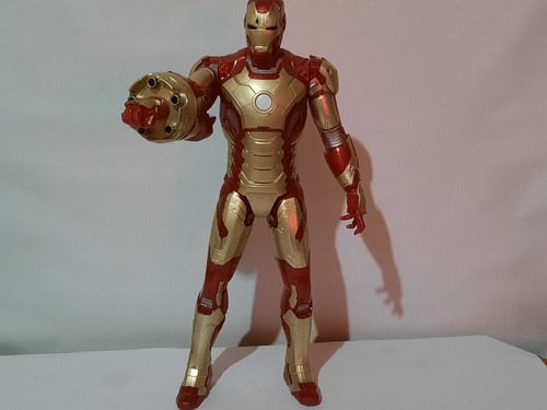 Iron Man Electrónico 40cm Ataque Sonico Funciona Descripcion