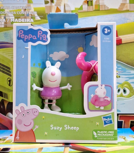 Figura Peppa Pig Zuzy Oveja Con Accesorio - Original Hasbro