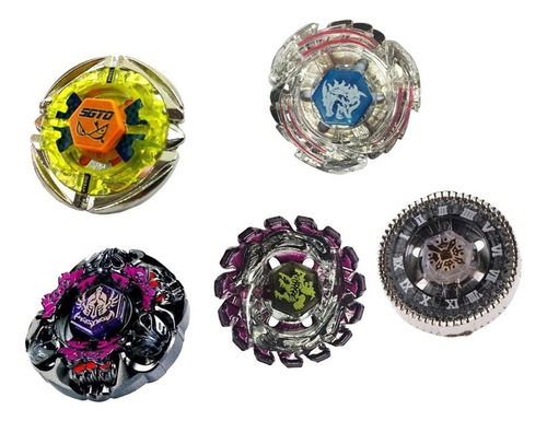 # 5 Piezas Beyblade Metal Fusion 4d Spinning Top Para