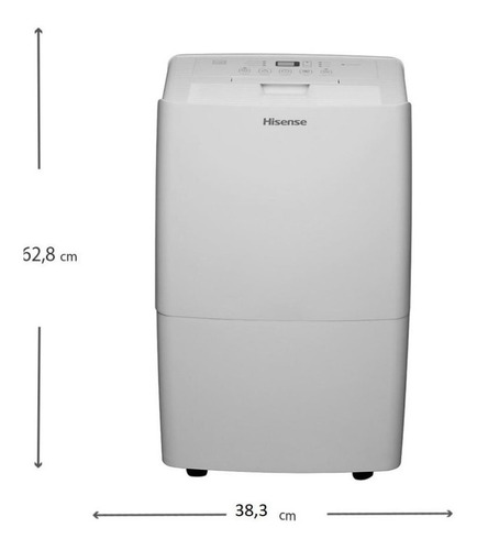 Deshumificador Hisense Blanco 50 Pintas Modelo Dh50k1w 110v