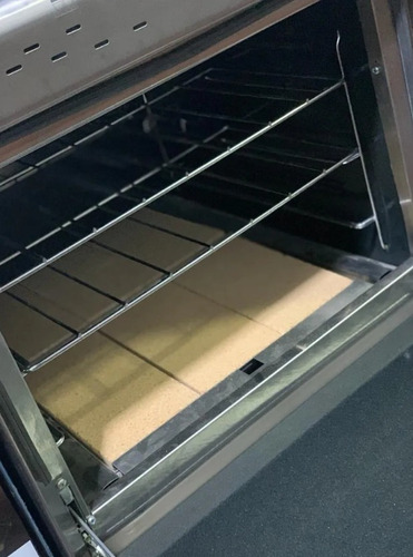 Imagen 3 de 5 de Cocina Morelli Zafira 600 Multigas 4 Hornallas Acero Inoxi