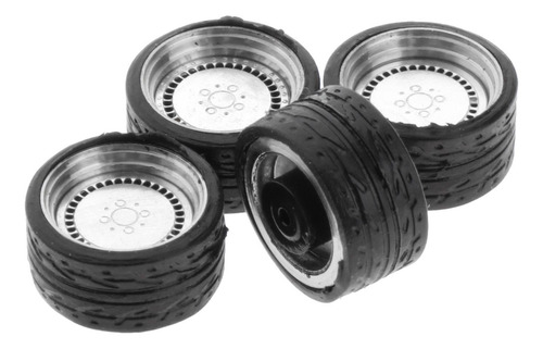 Juego De Ruedas Y Neumáticos De Coche Modelo 1:64,