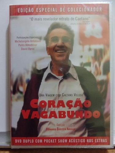 Dvd Coração Vagabundo - Edição Especial 2dvds Caetano Veloso