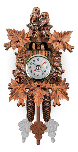 Reloj De Cuco Alemán Antiguo, Arte Creativo En Metal Par [u]