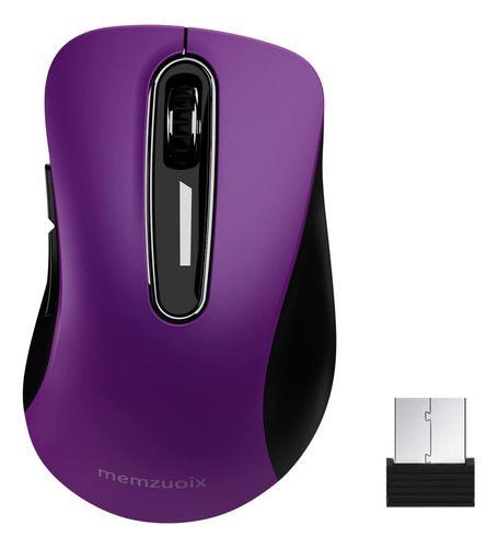 Memzuoix Raton Inalambrico De 2.4g, Mouse De Computadora De