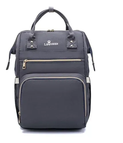 Mochila Maternal Lequeen Milan Original Importada Env o gratis